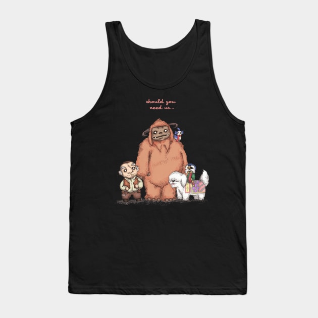 Should You Need Us Tank Top by LVBart